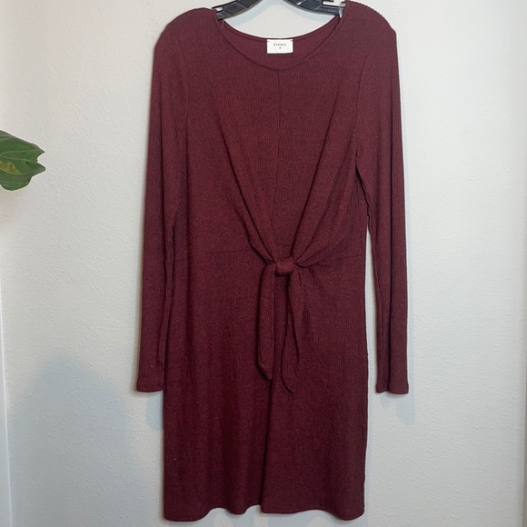 Everly Knot/tie Dress L - Picture 3 of 9